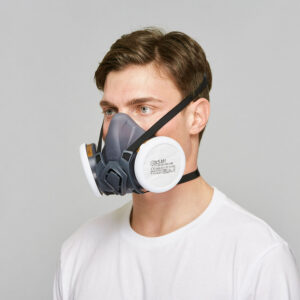 Atemschutz Halbmaske mit Filter A2 P2R - Lackierer-Maske